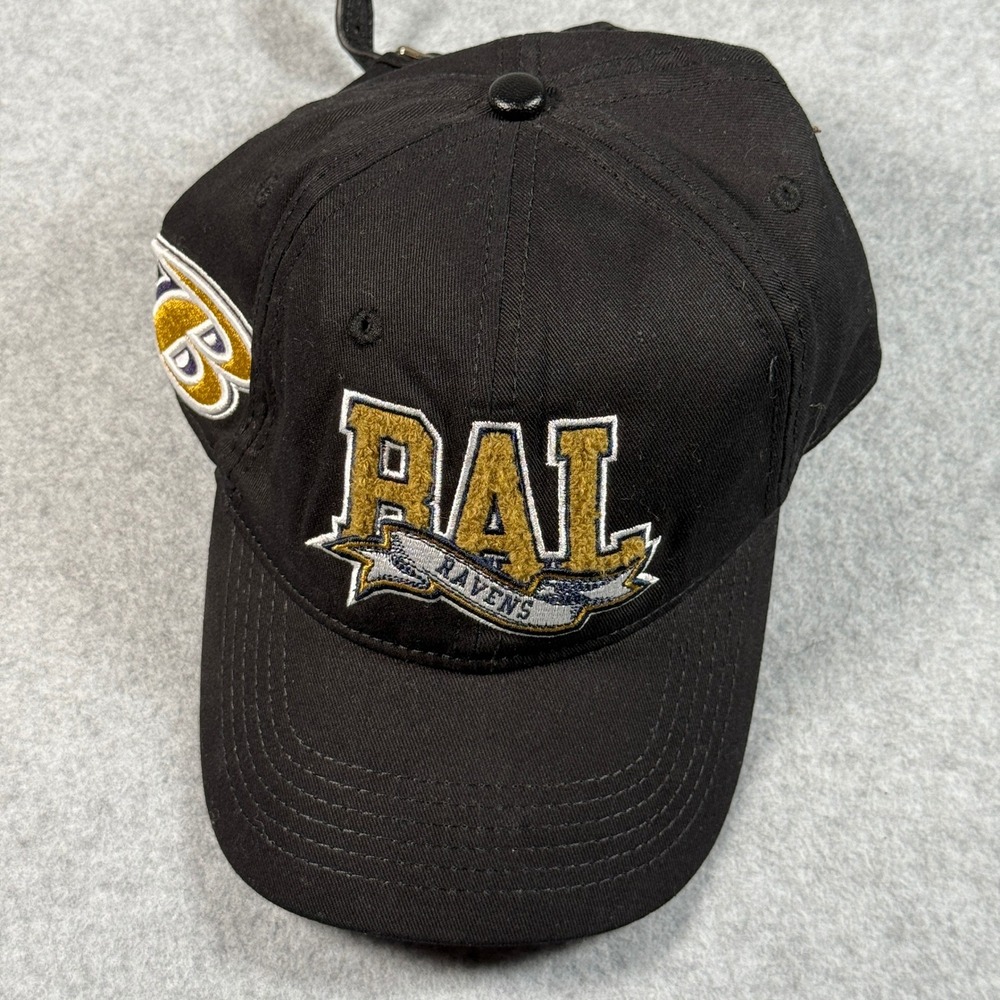 Pro Standard Baltimore Ravens Hat Unisex OSFM Black Chenille Strapback Cap